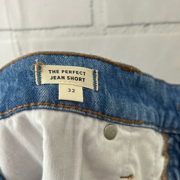 Madewell The Perfect Jean Short Side Slit Edition size 32 - Picture 9 of 10